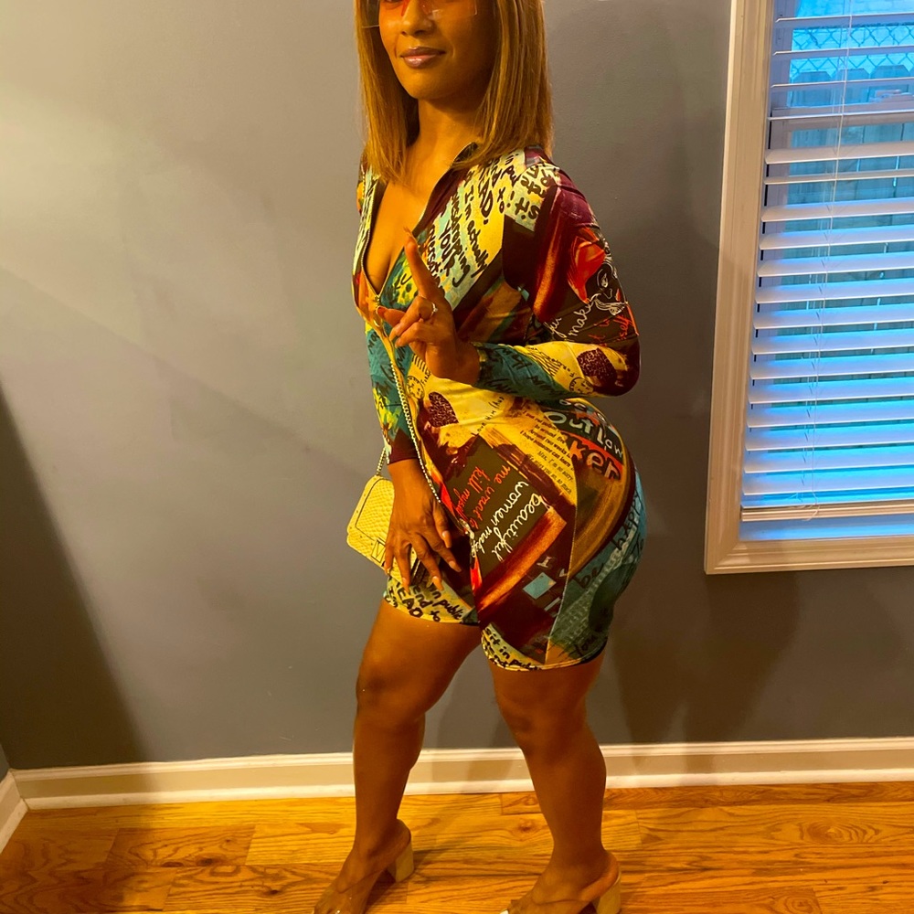 One piece sexy colorful